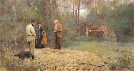 Frederick Mccubbin A Bush Burial France oil painting art